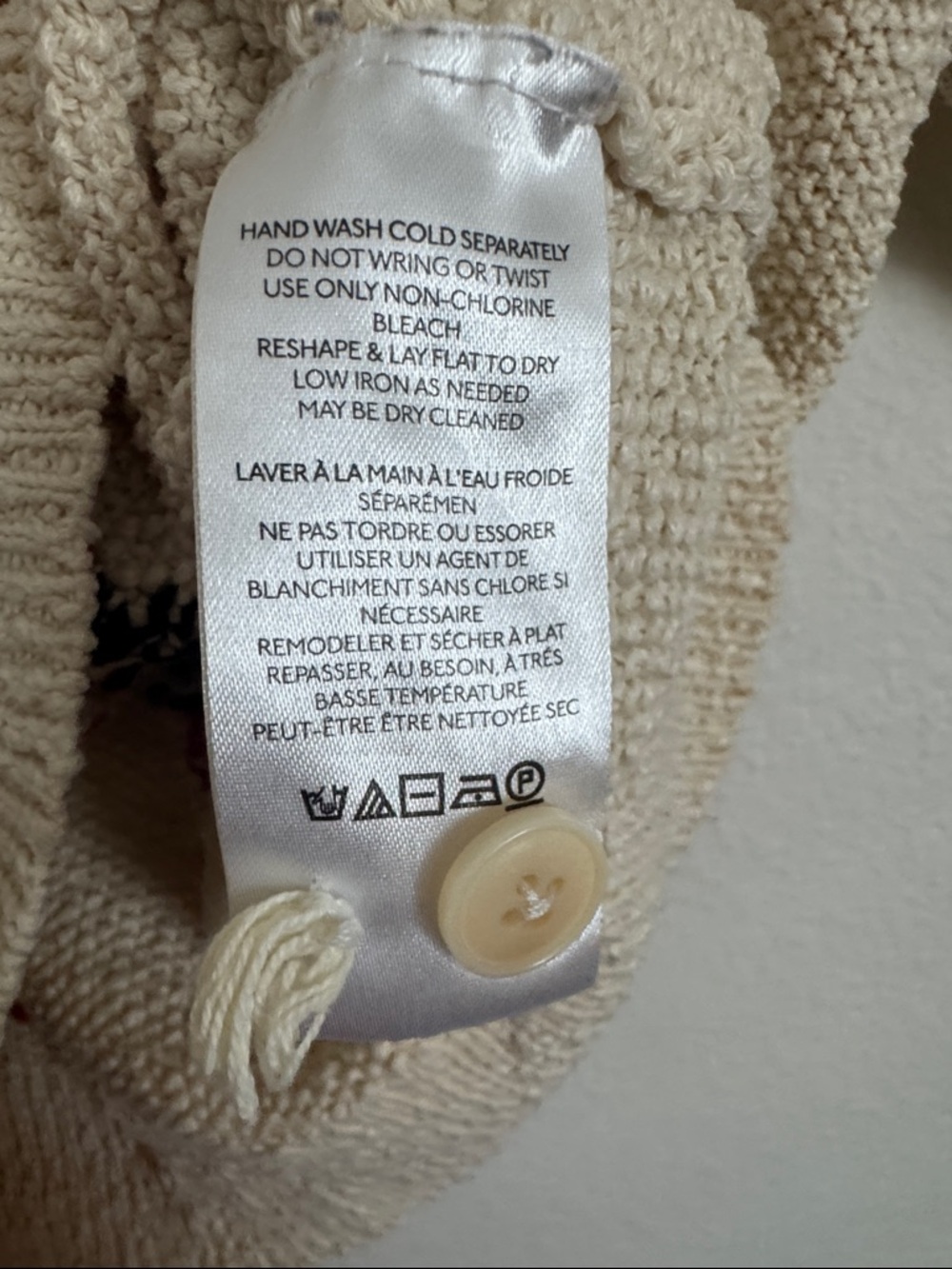 Maeve Cream Knit Short-Sleeve Ladybug Sweater - Picture 6 of 6